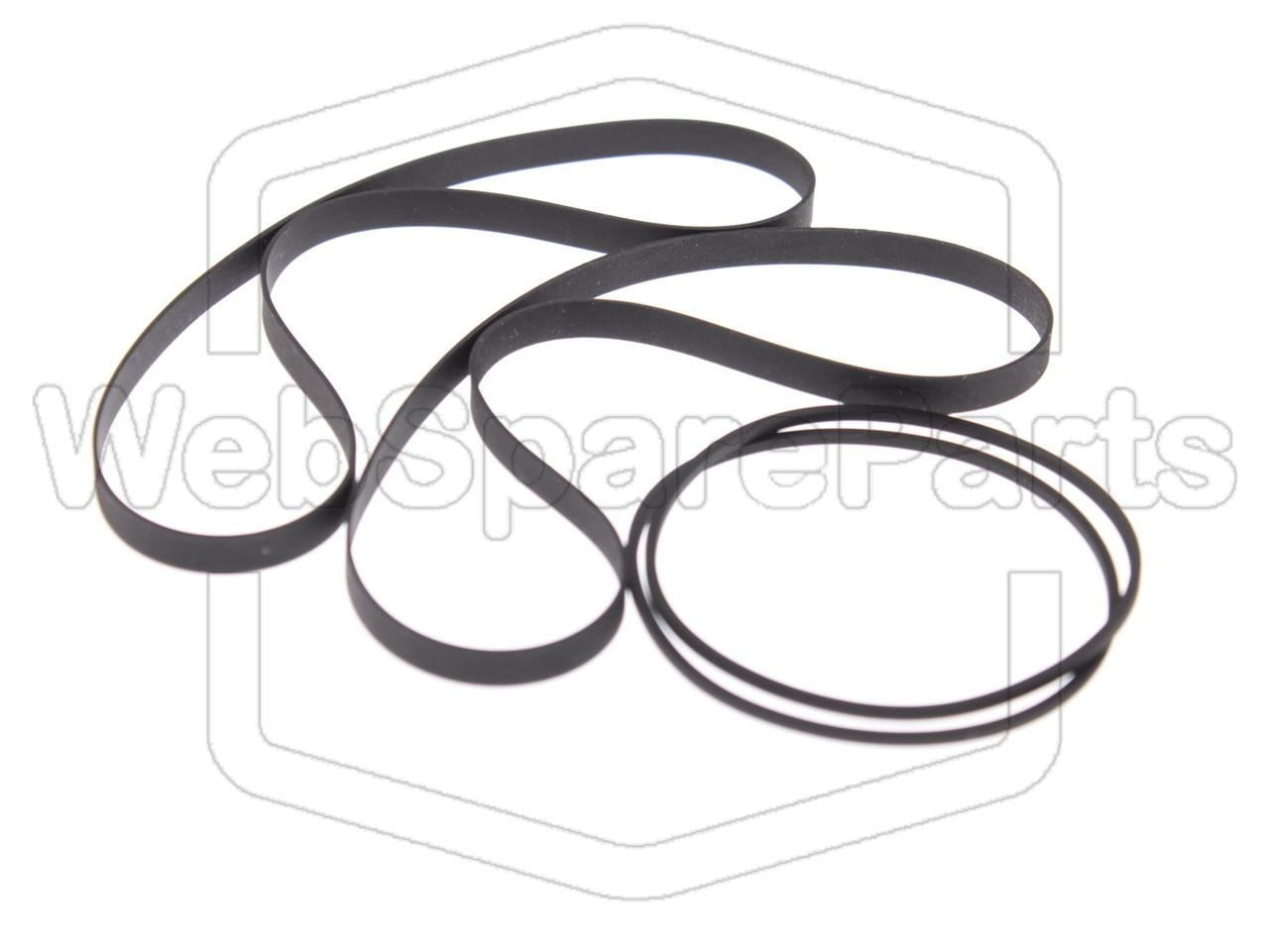 Full Belt Kit for Kenwood KX-949W Double Cassette Deck