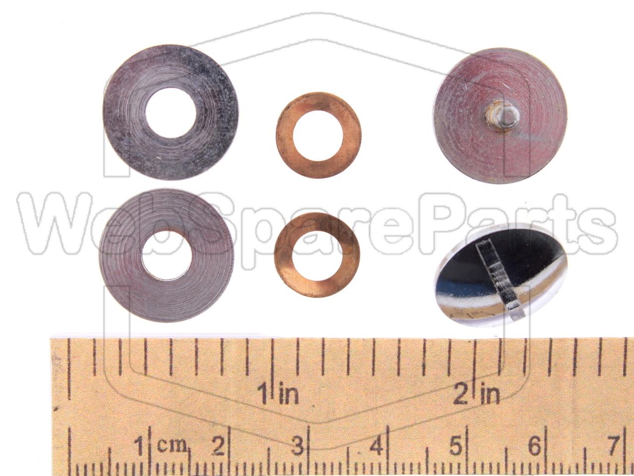 Philips L6X38T Handle Screws for Vintage Radio