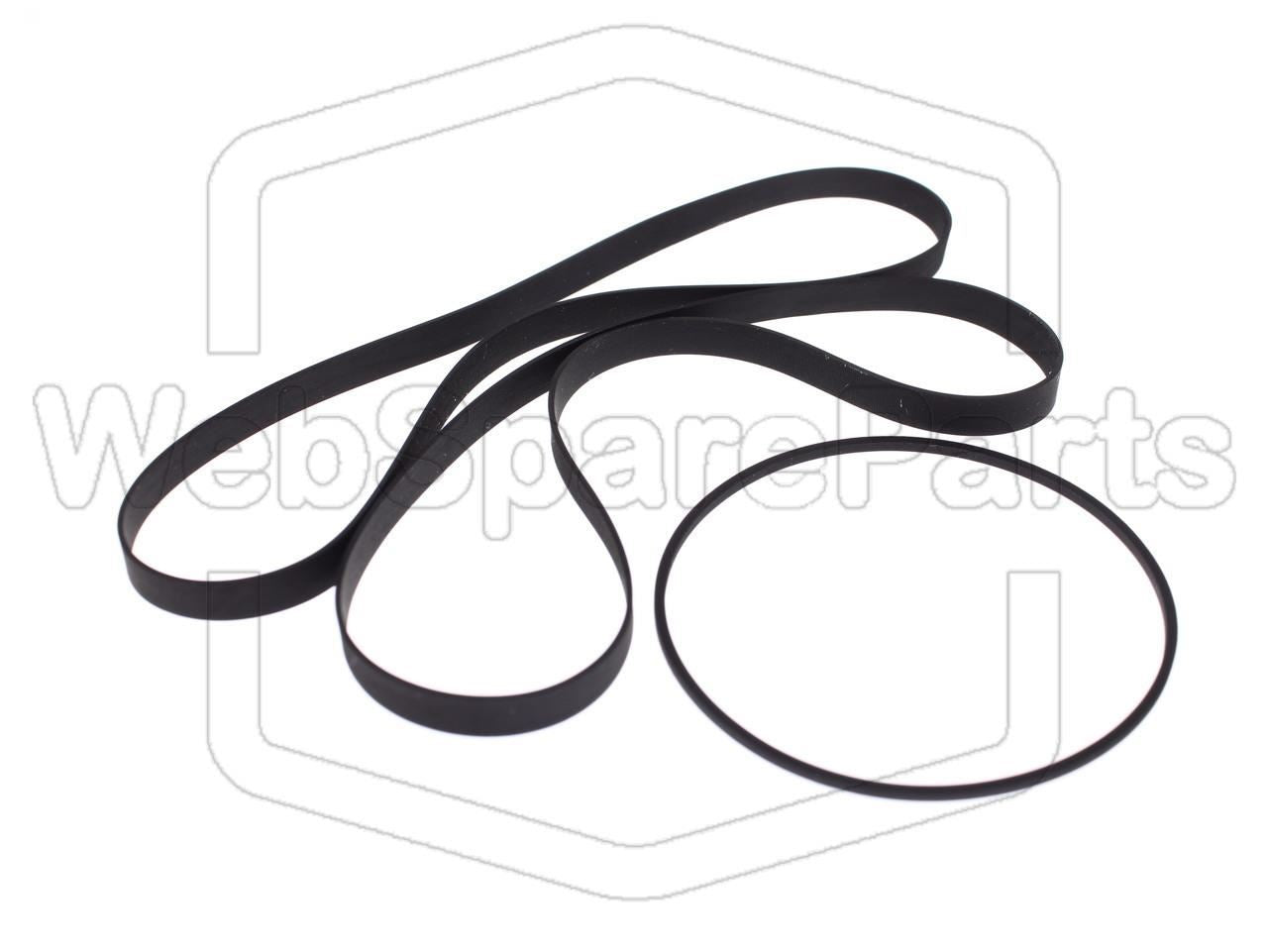 Belt Kit For Cassette Deck Aiwa FX-W1500