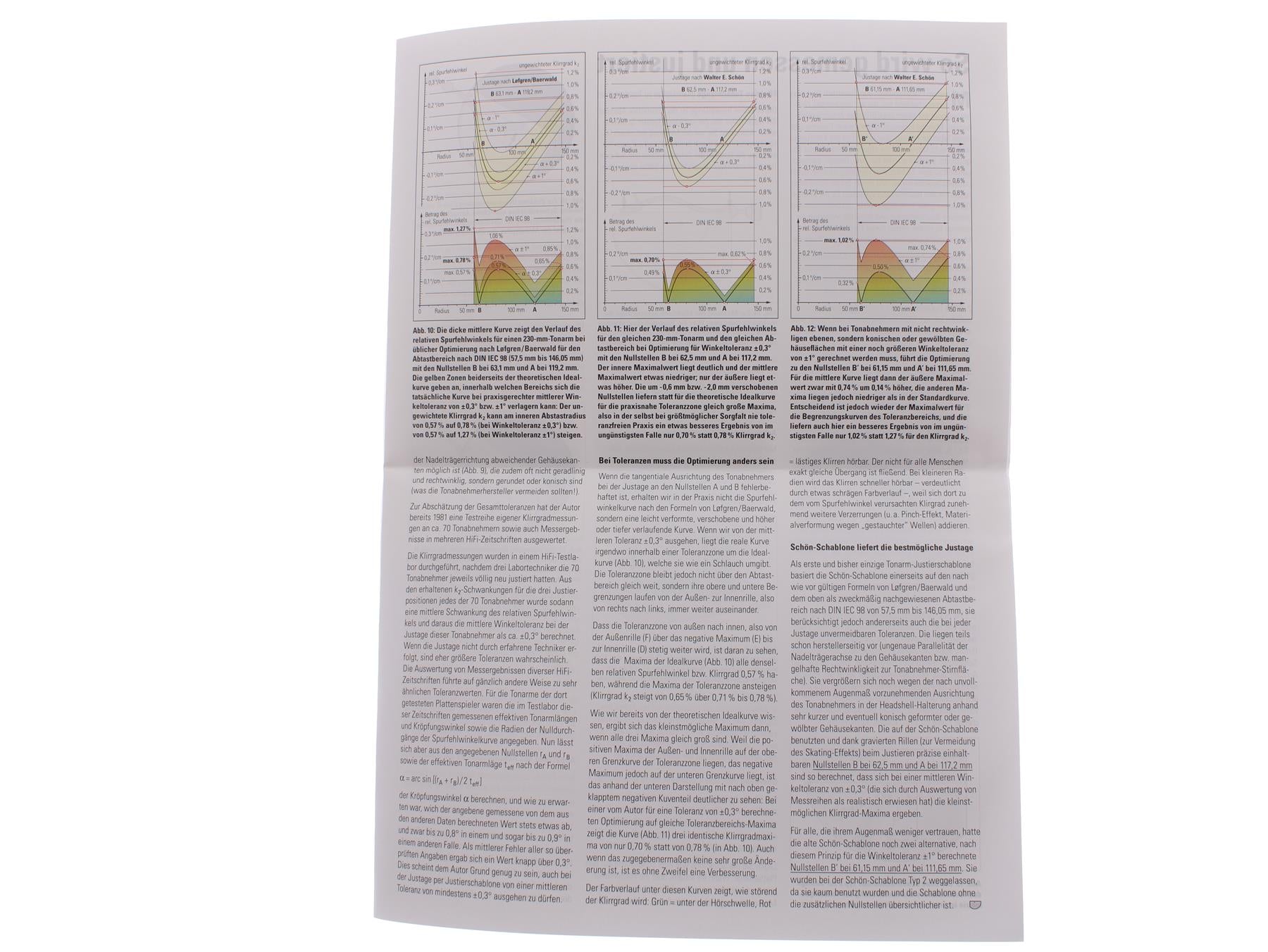 ELAC Measure and Adjusting Gauge MKII for Tonearm and Cartridge Alignment