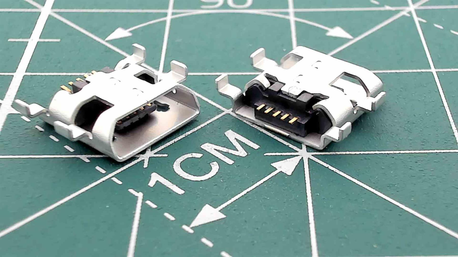 Micro USB Female Connector for PCB Soldering S7489