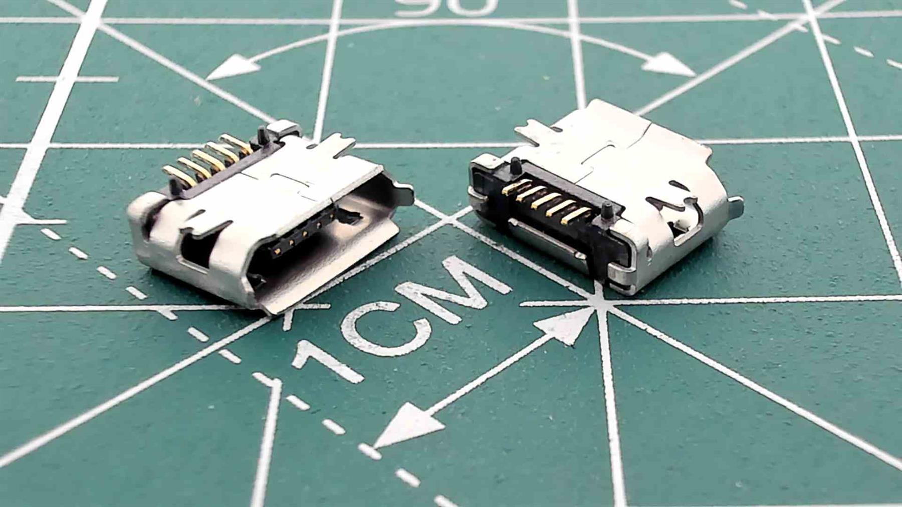 Micro USB Female Connector for PCB Soldering S7473