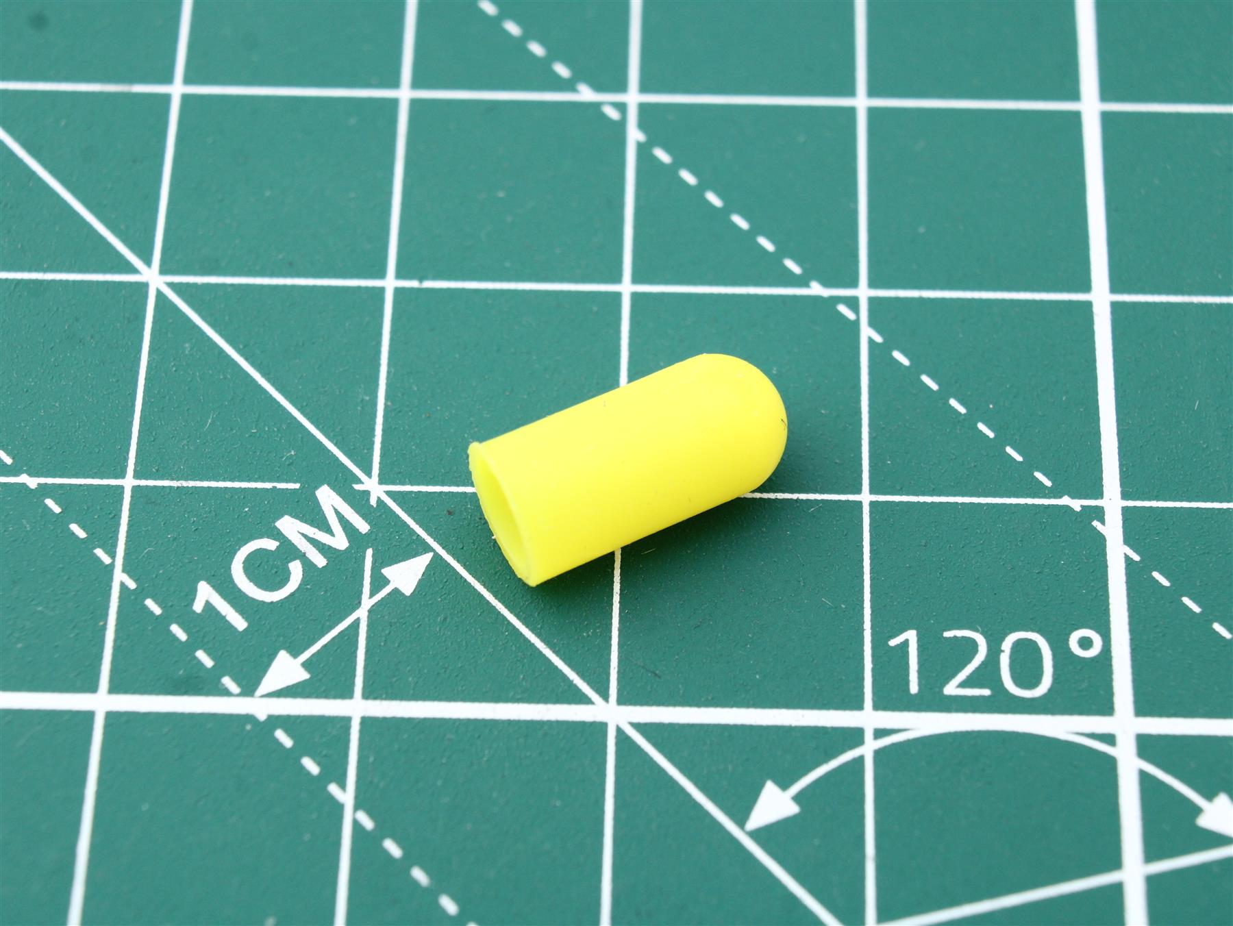 Lamp Cover Silicone for incandescent Lamp 5.0 mm Yellow