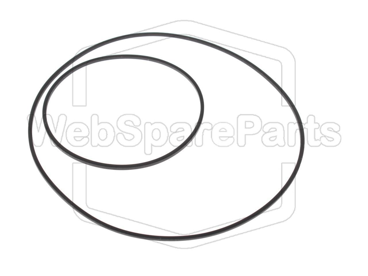 Belt Kit for Silvano 717 Cassette Deck