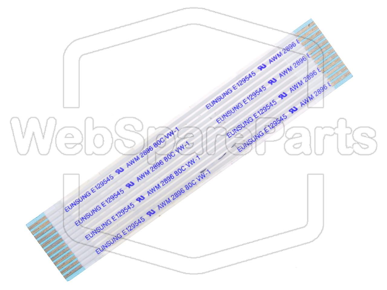 12 Pins Flat Cable L=80mm W=16.33mm