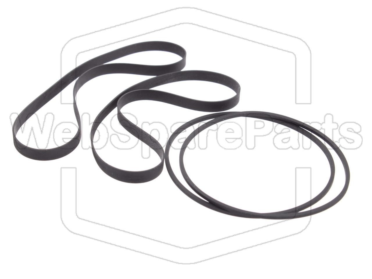 Belt Kit For Double Cassette Deck Denon DRW-660