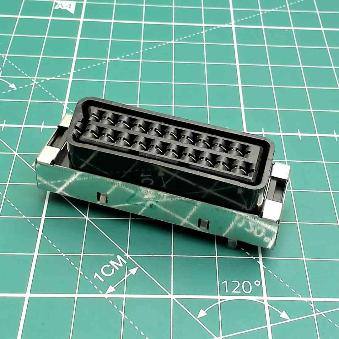 PCB-Mount SCART Connector Socket for Vintage Audio Video Equipment