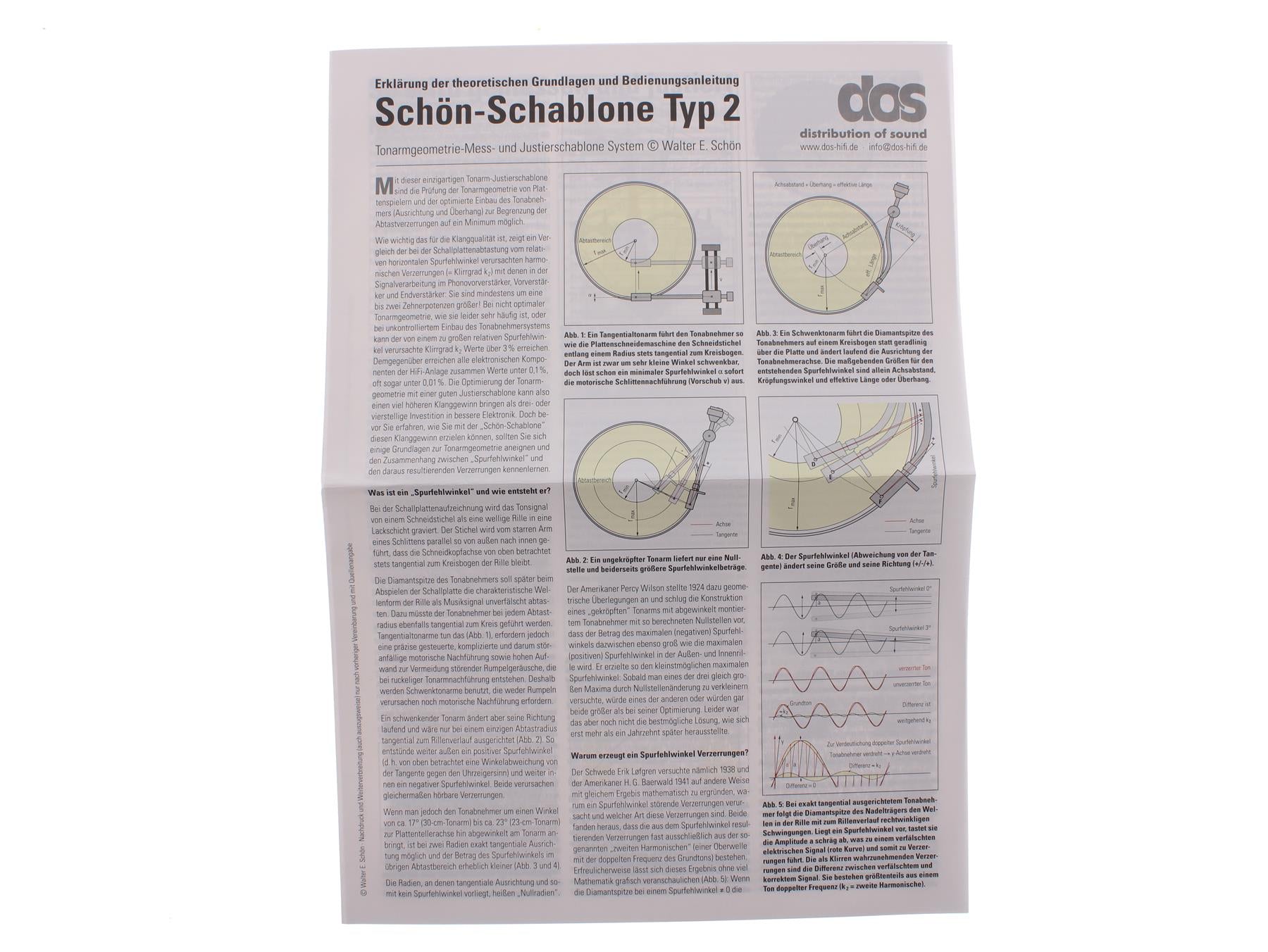 ELAC Measure and Adjusting Gauge MKII for Tonearm and Cartridge Alignment