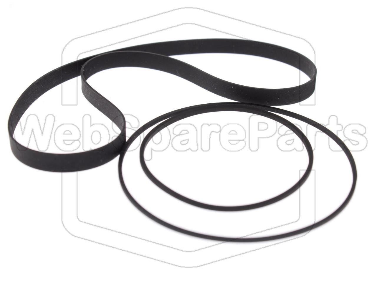 Belt Kit For Stereo Cassette Deck Aiwa AD-6550