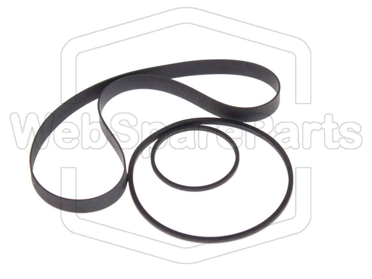 Belt Kit For Stereo Cassette Deck Kenwood KX-9050S