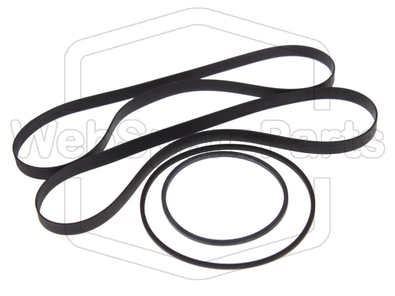 Belt Kit For Stereo Double Cassette Deck Aiwa AD-WX707