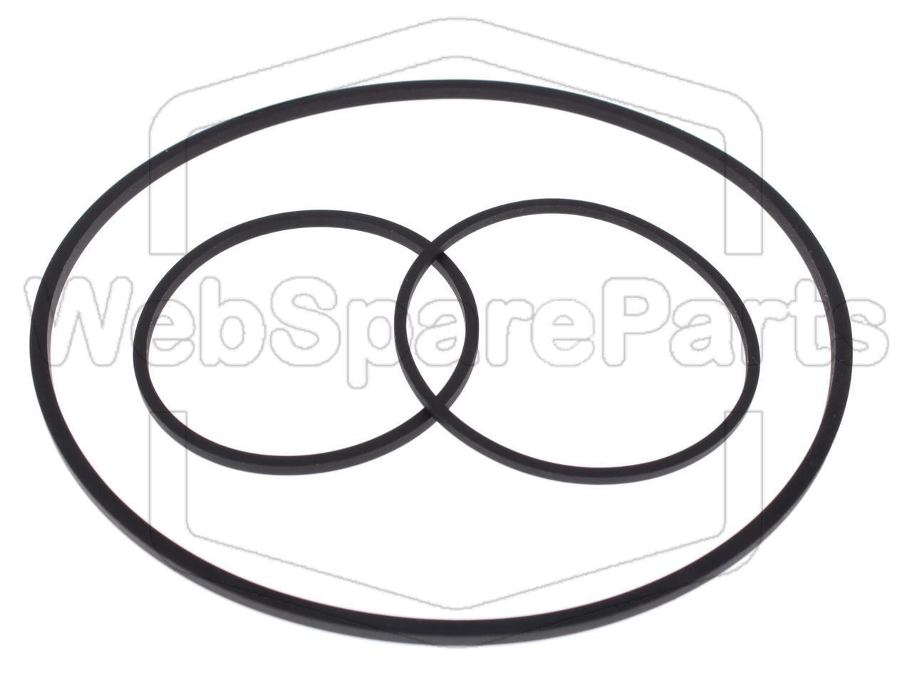 Belt Kit For Video Cassette Recorder Siemens FM-394-9