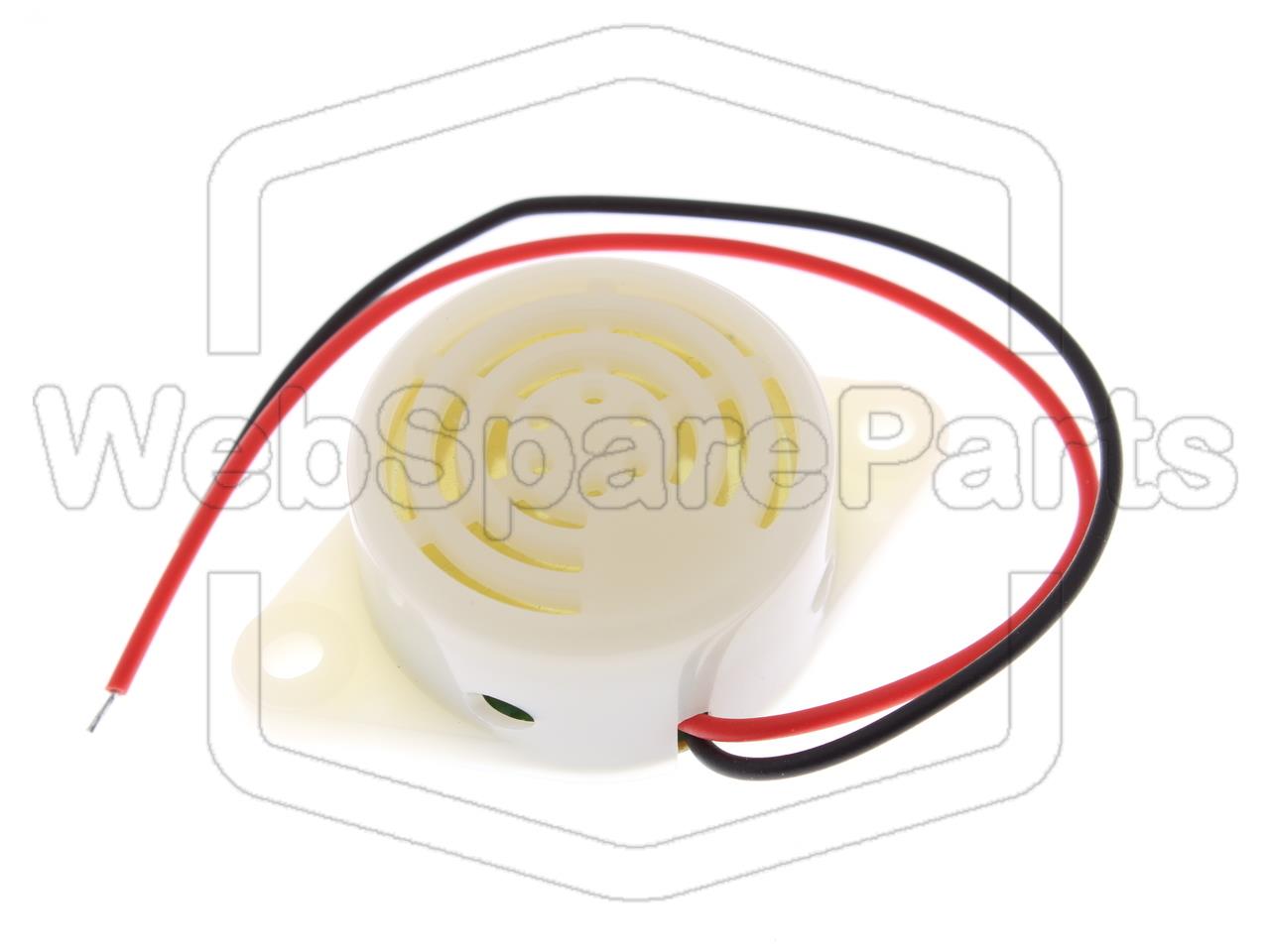 Buzzer 3V 2.3kHz 30mA 85dB 12mm With Wires