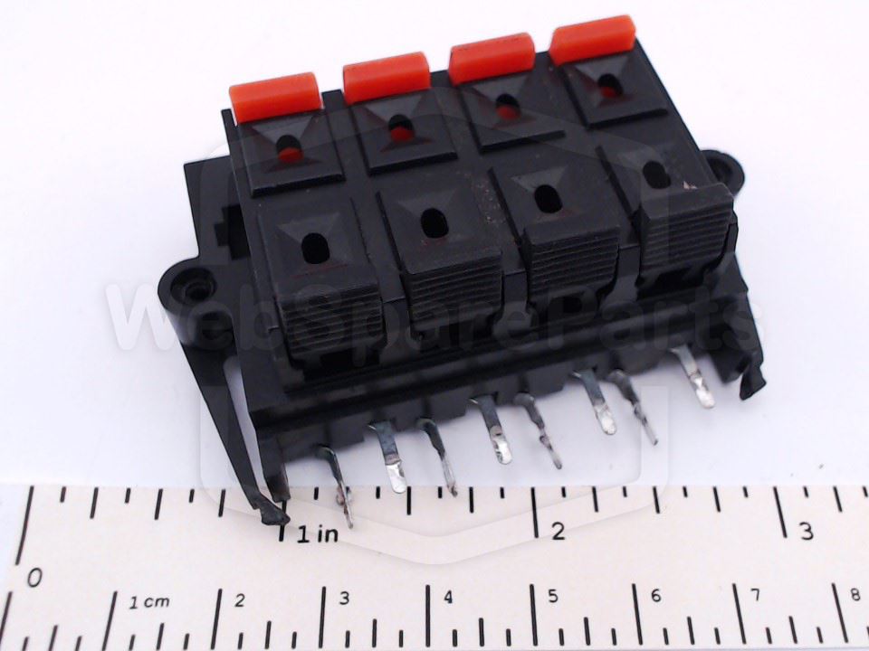 LG 4-Output Speaker Terminal Connector for Vintage Audio Repair