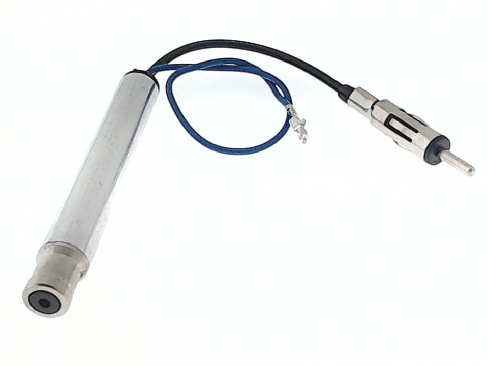 Car Radio Antenna Amplifier AM/FM 18/14 dB DIN Male ISO Female