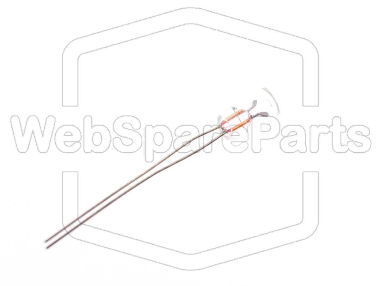 Miniature lamp 3.0 Volts 40mA Ø 3.15mm Length 6.35m