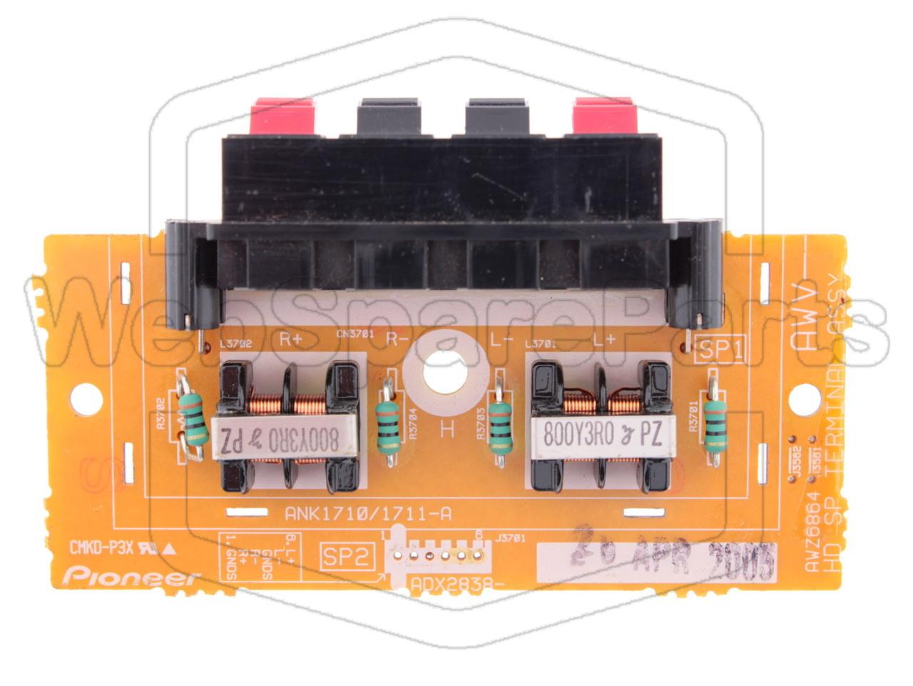 Pioneer PCB Speaker Connector for Vintage Audio Repair