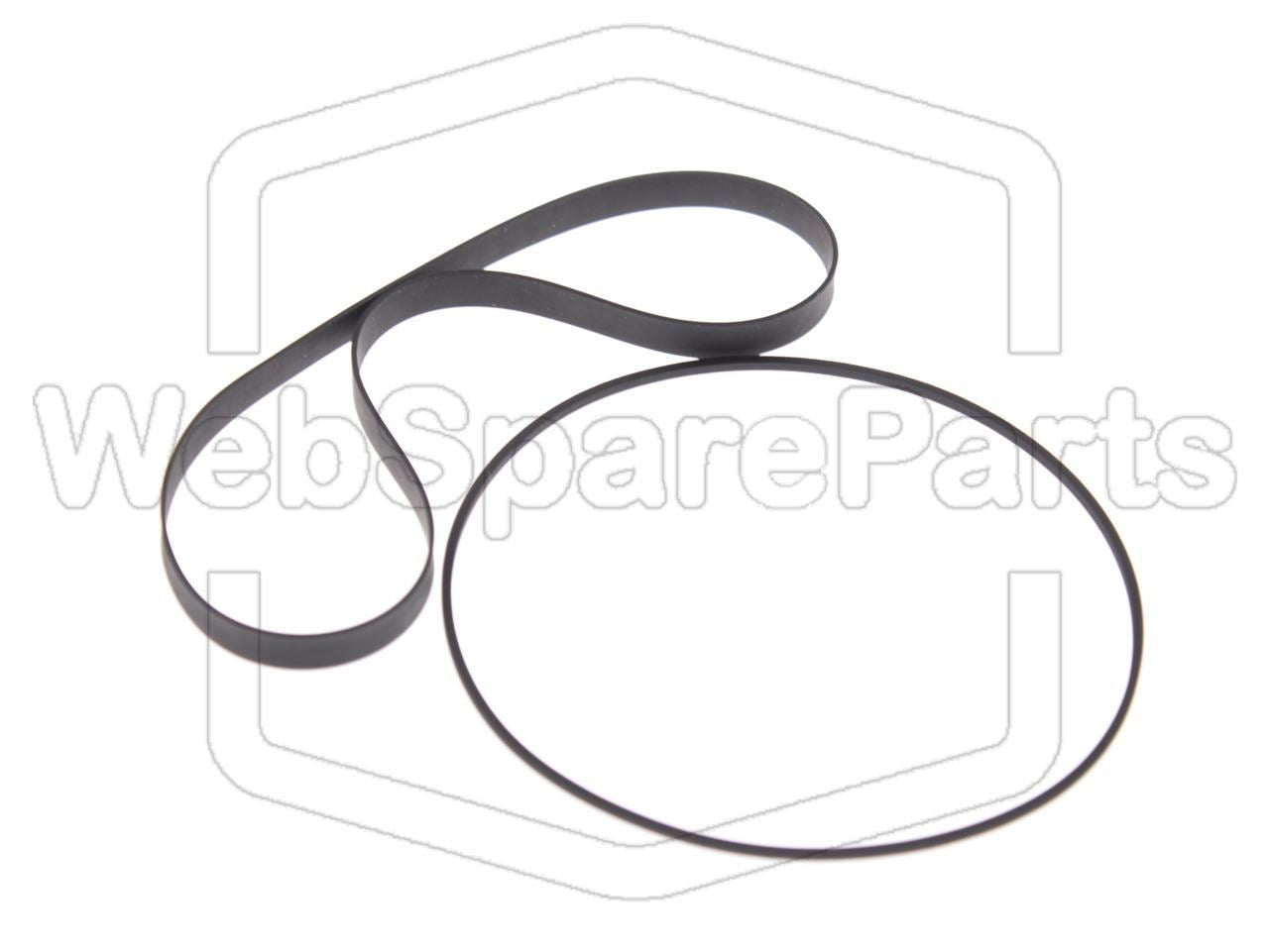 Belt Kit For Stereo Cassette Deck Kenwood KX-77C