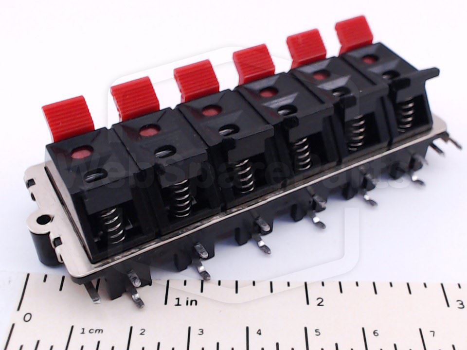 LG 6-Output Speaker Terminal Connector for Vintage Audio Repair