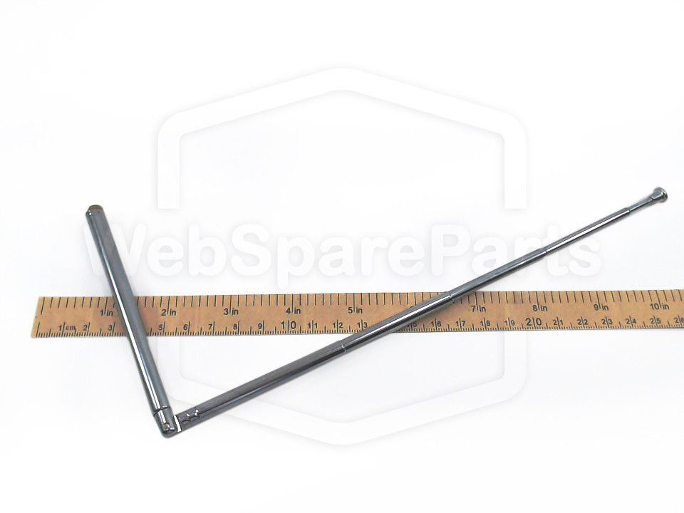 Vintage Grundig Hidden Retractable Antenna; Ø 8.0 mm In: 95 mm Out: 260 m