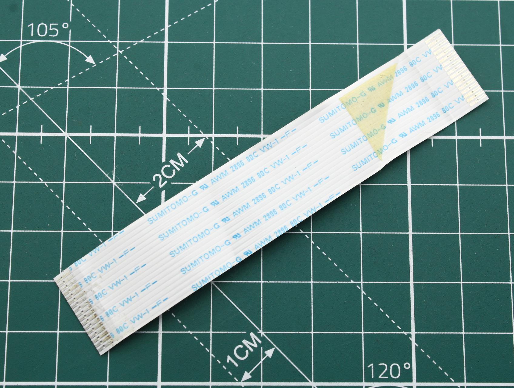 17 Pin Flat Flex Cable for DVD Player Laser to Main PCB [95×18 mm
