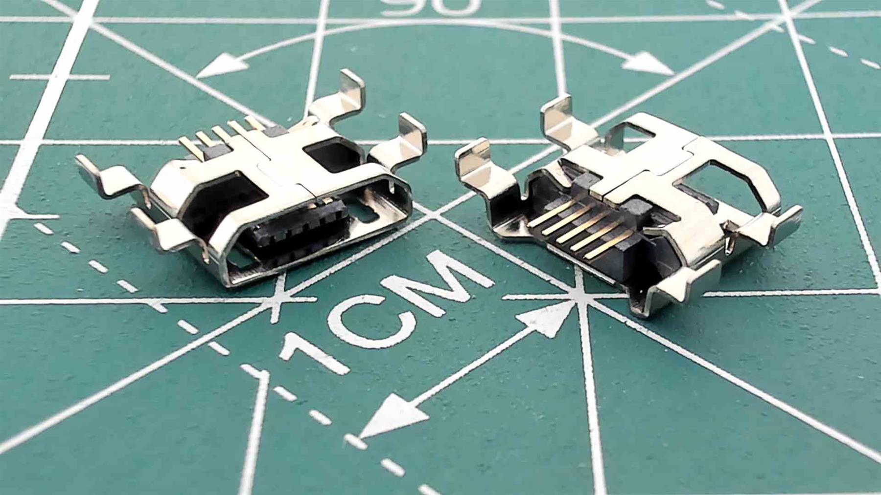 Micro USB Female Connector for PCB Soldering S7446