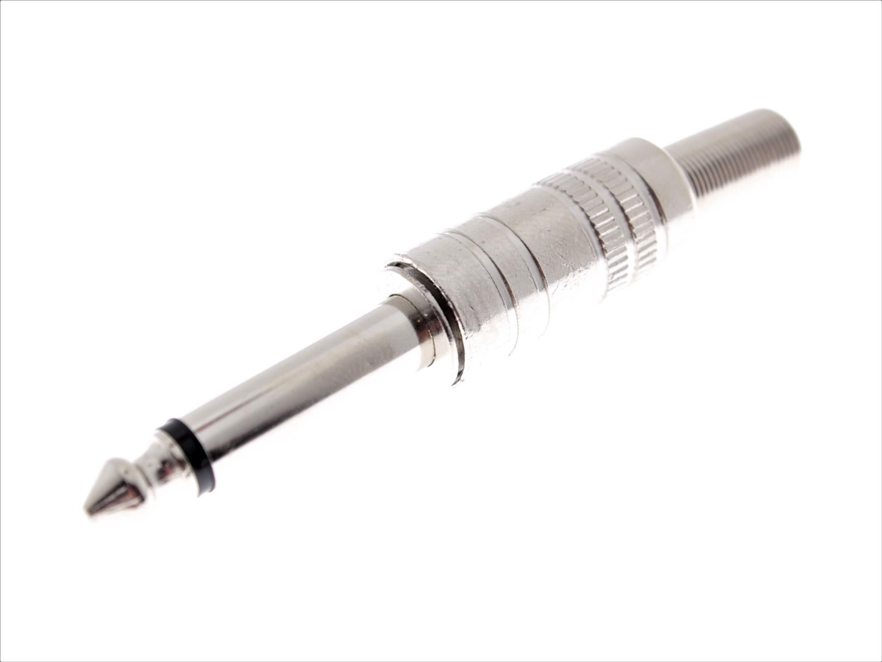 6.3mm Mono Jack Metal Plug for Cable