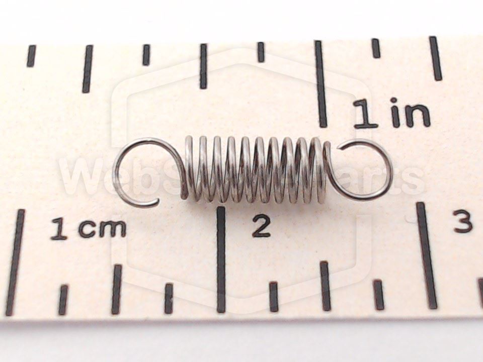 Extension Spring Ø = 3.3mm x TL = 6.6mm x TK = 0.34m