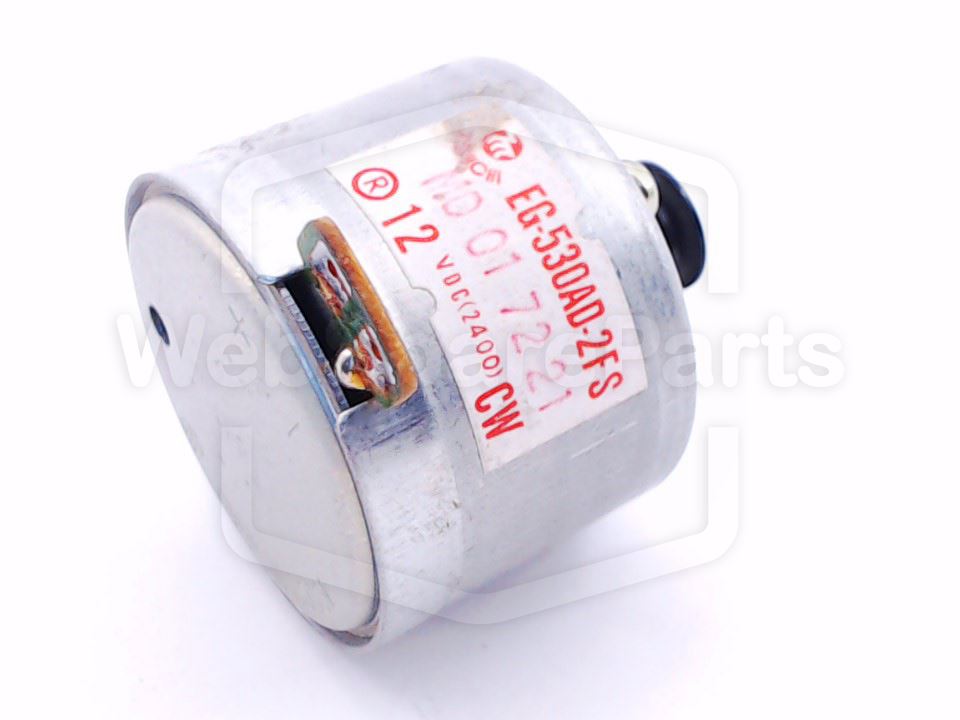 Vintage Cassette Deck Motor EG-530AD-2FS 12VDC CW Used