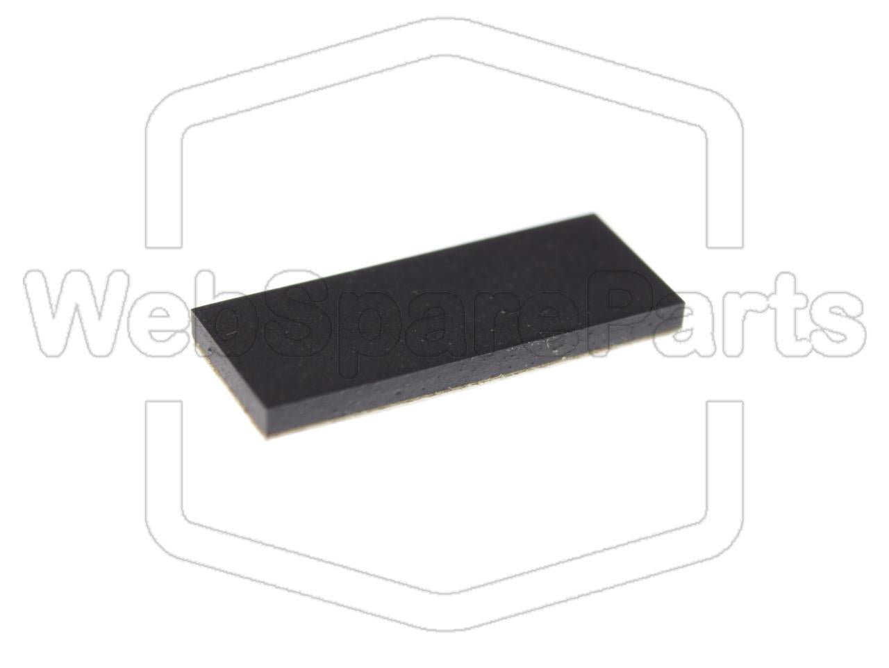 Rectangular Rubber Foot Self-adhesive 19.7mm x 8.0mm Height 1.5 mm