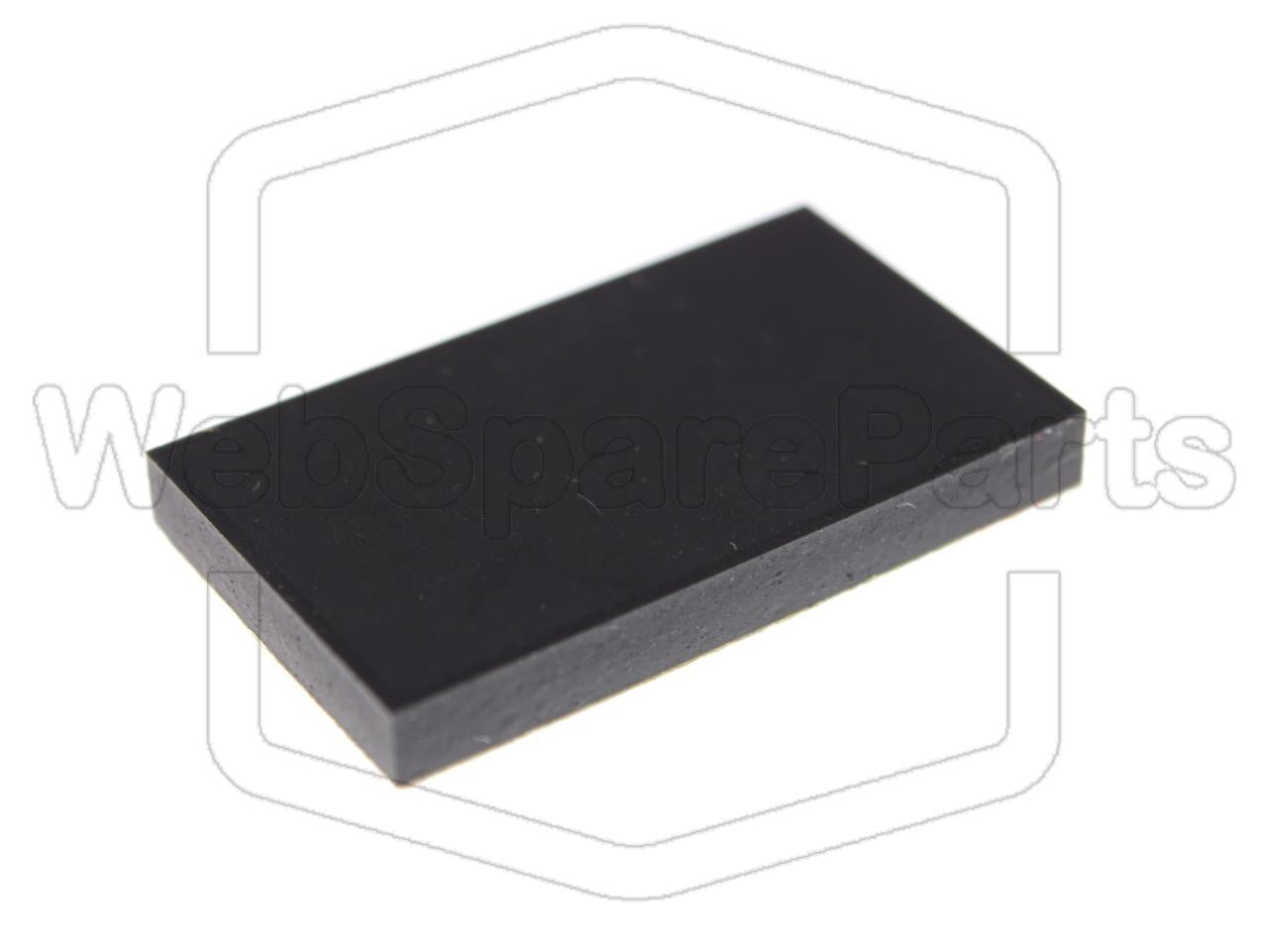 Rectangular Rubber Foot Self-adhesive 25.0mm x 15.0mm Height 3.0mm