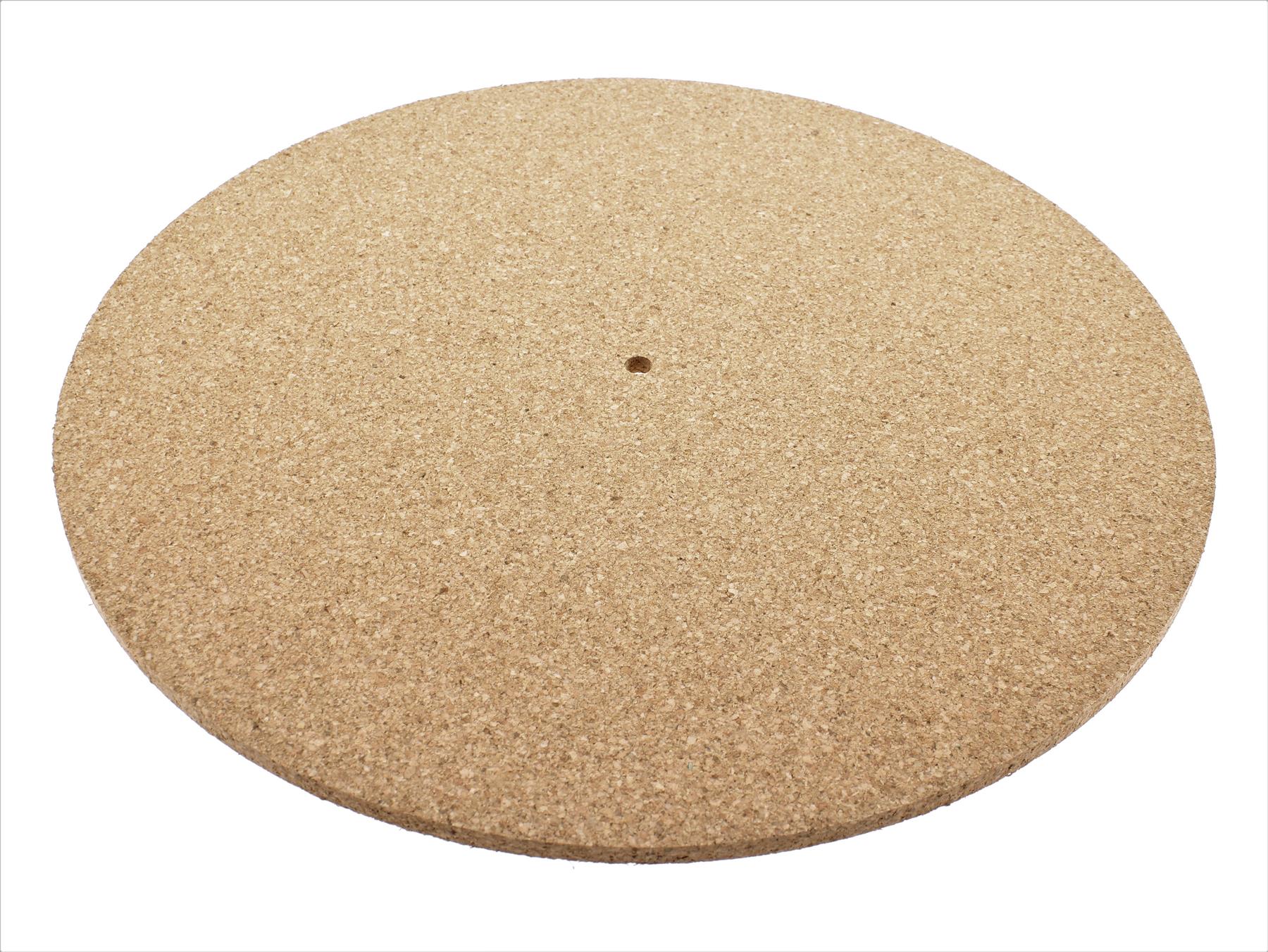 WebSpareParts Cork Mat Turntable Record Player 295 mm x 6.2 mm 115 Gr