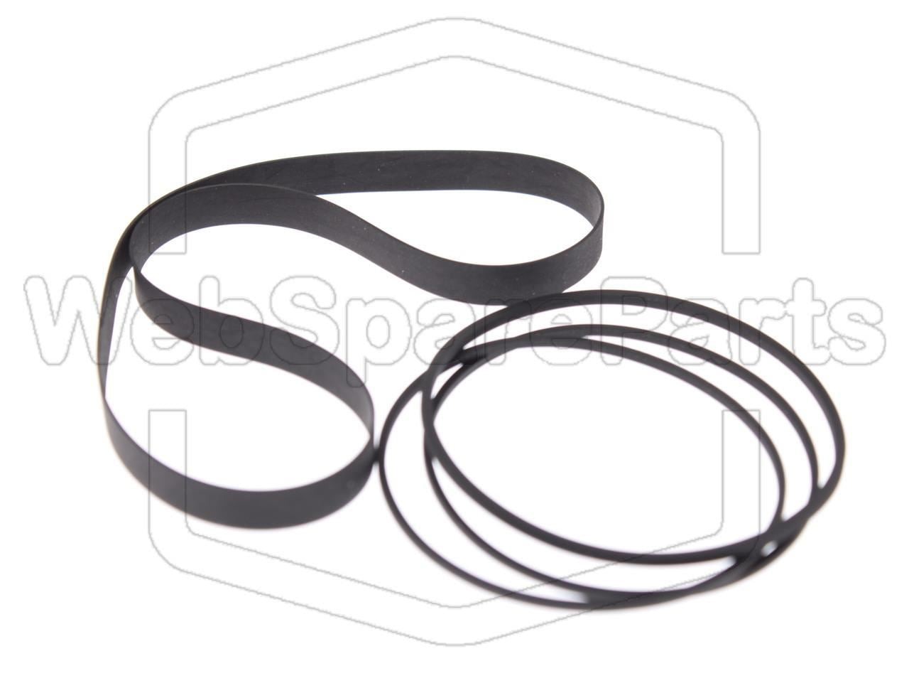 Belt Kit For Stereo Cassette Deck Kenwood KX-400(B)