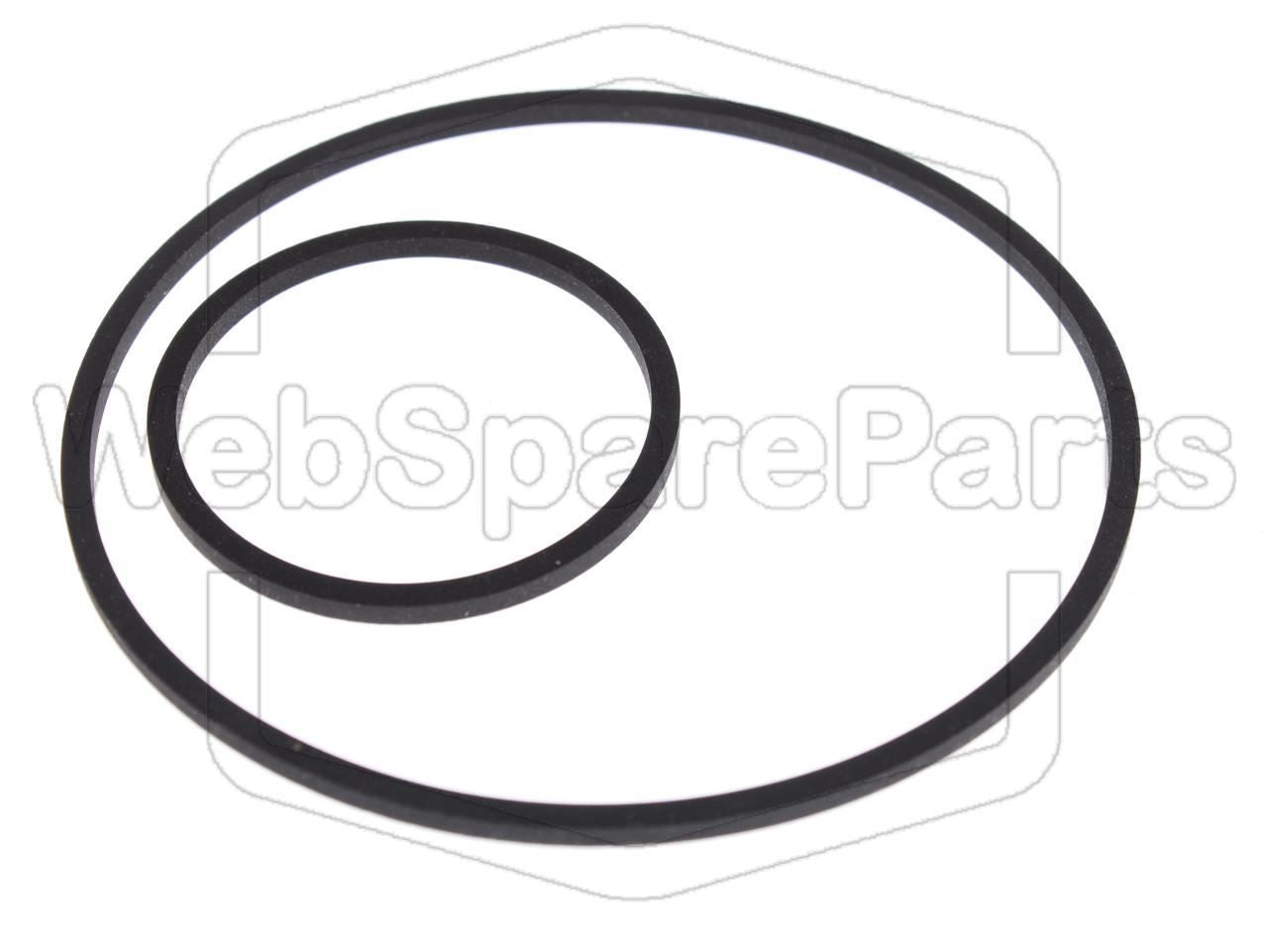 Belt Kit For Video Cassette Recorder Sunstar BVR-695 N