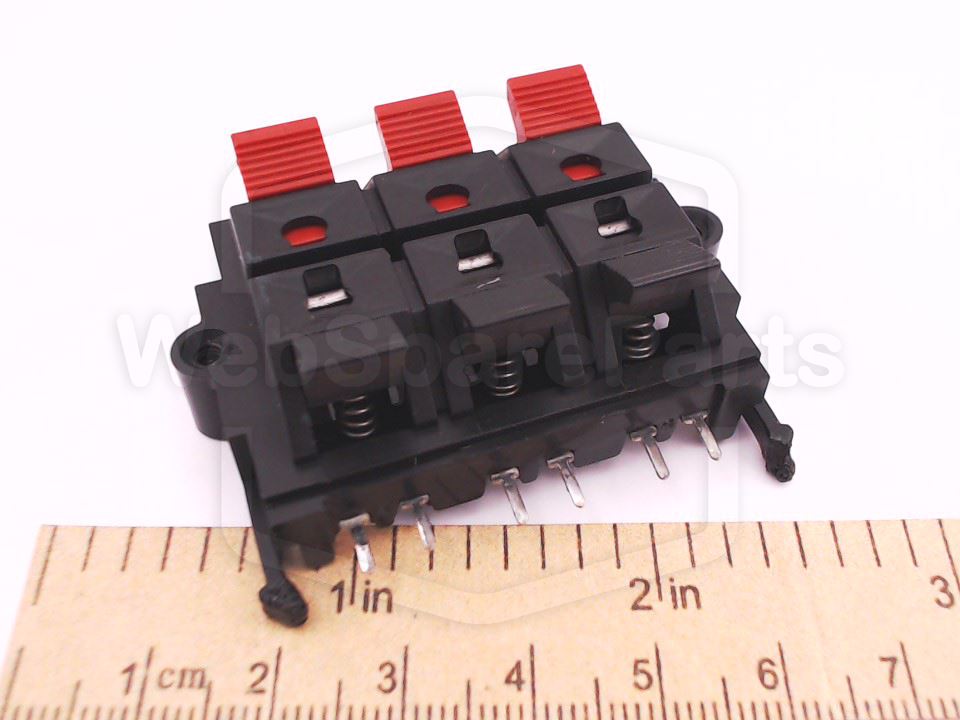 Sony MHC-NX Series PCB Speaker Terminal Connector for Vintage Audio Repair