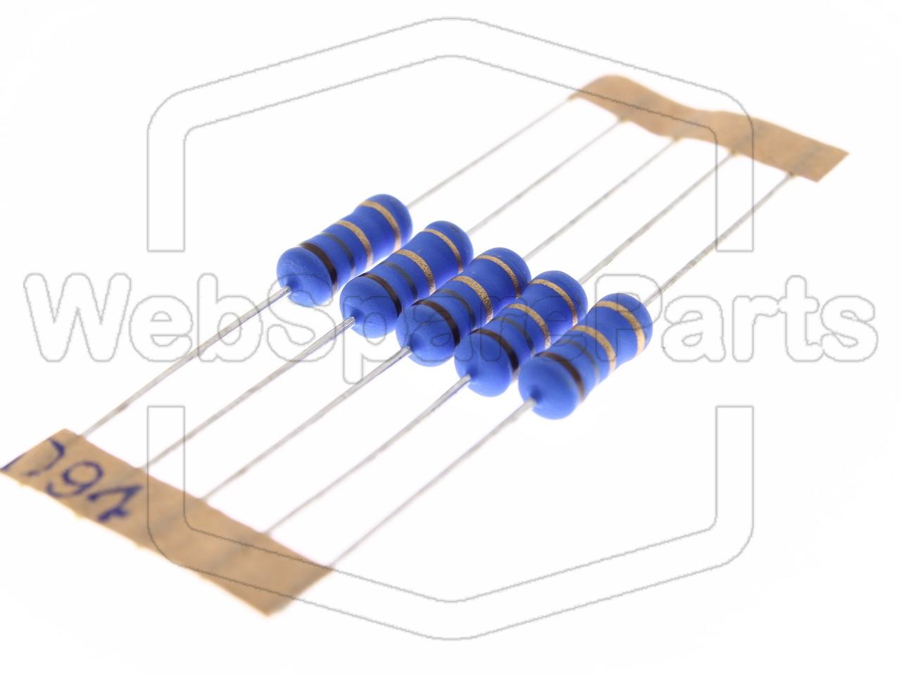 5x Metallic Film Resistance 1.8R 2W ±5% Ø5x12