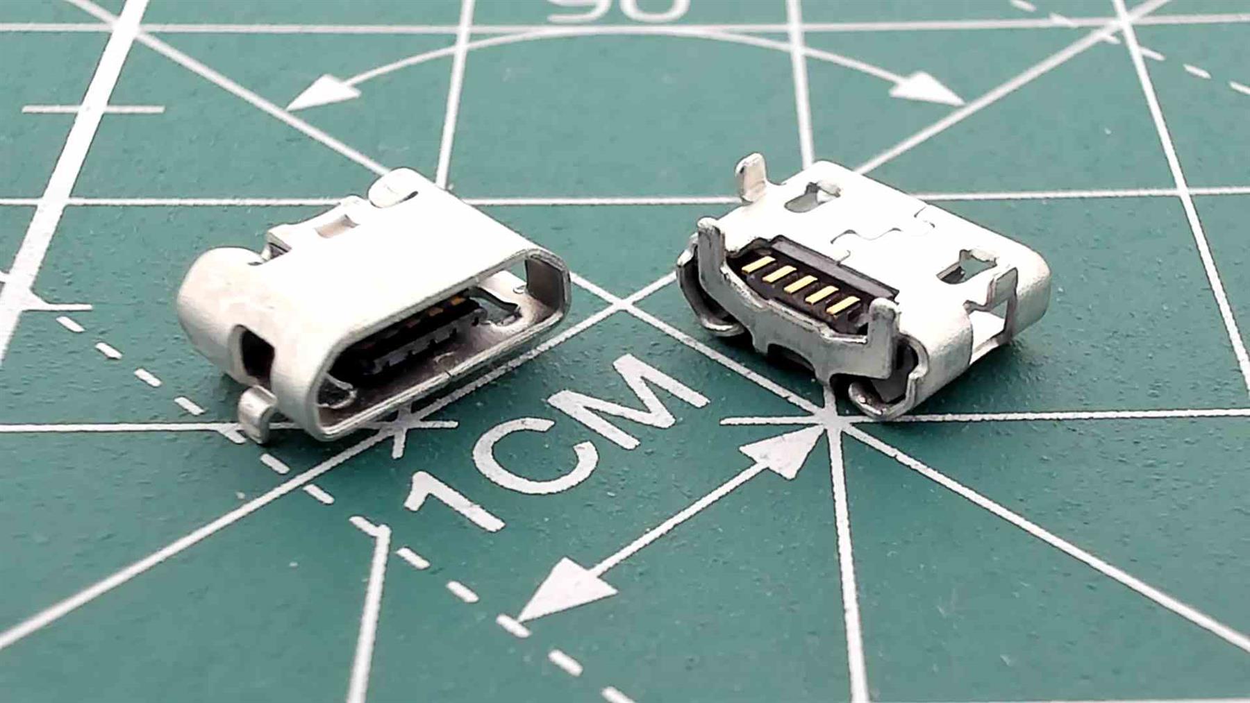 Micro USB Female Connector for PCB Soldering S7442