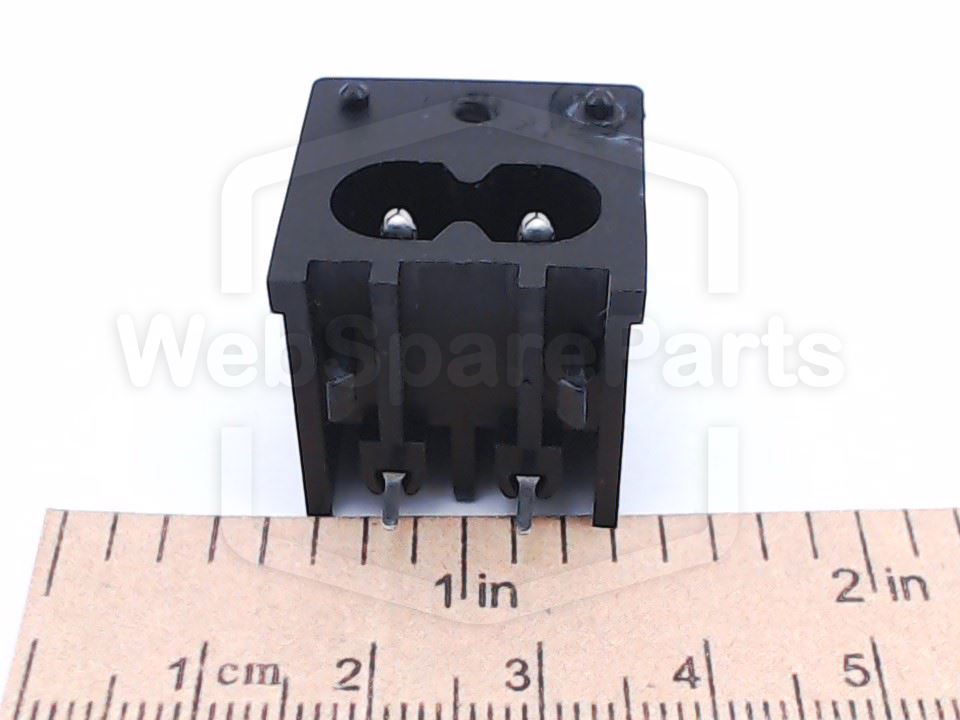 PCB-Mount IEC C8 AC Mains Input Connector for Sharp XL Series