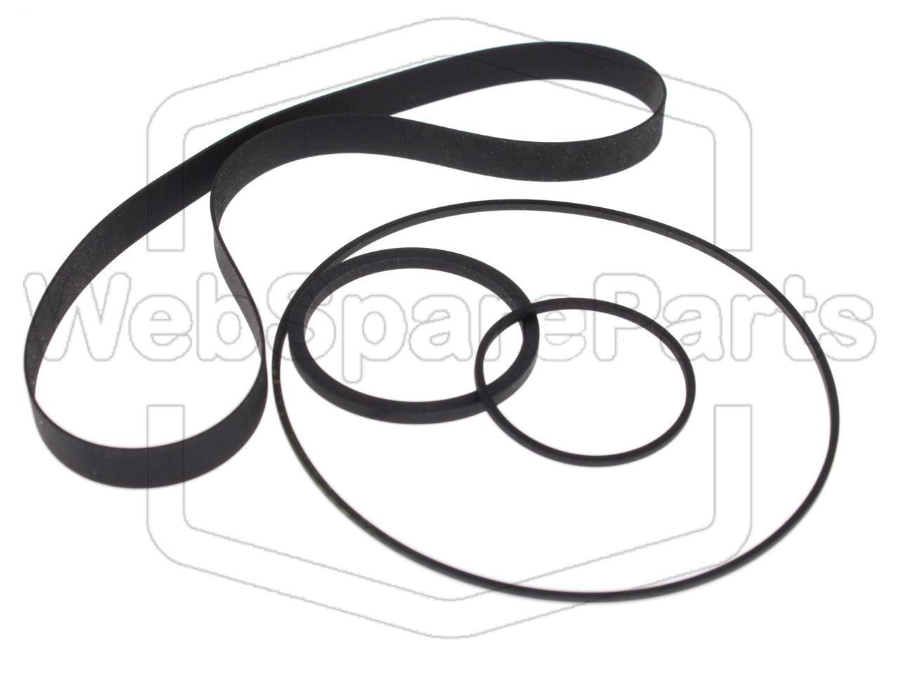 Belt Kit For Video Cassette Recorder Sharp VC-3300