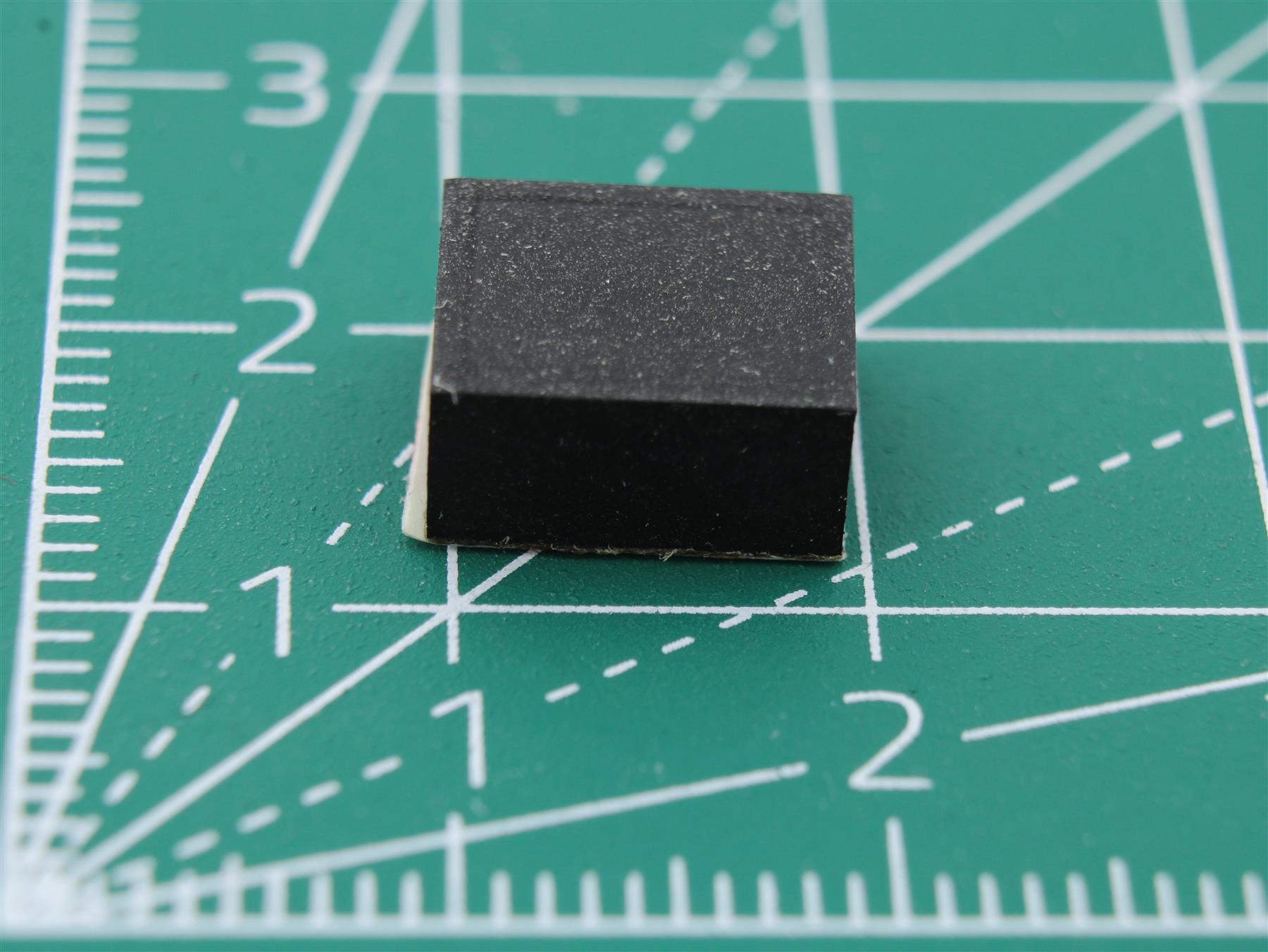 Rectangular Rubber Foot Self-adhesive 10.0mm x 8.0mm Height 5.0 mm