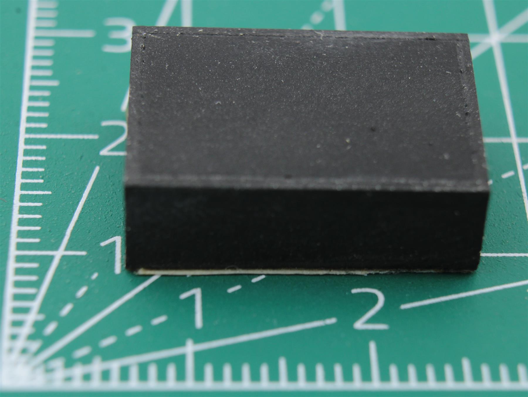 Rectangular Rubber Foot Self-adhesive 20.0mm x14.0mm Height 6.5mm