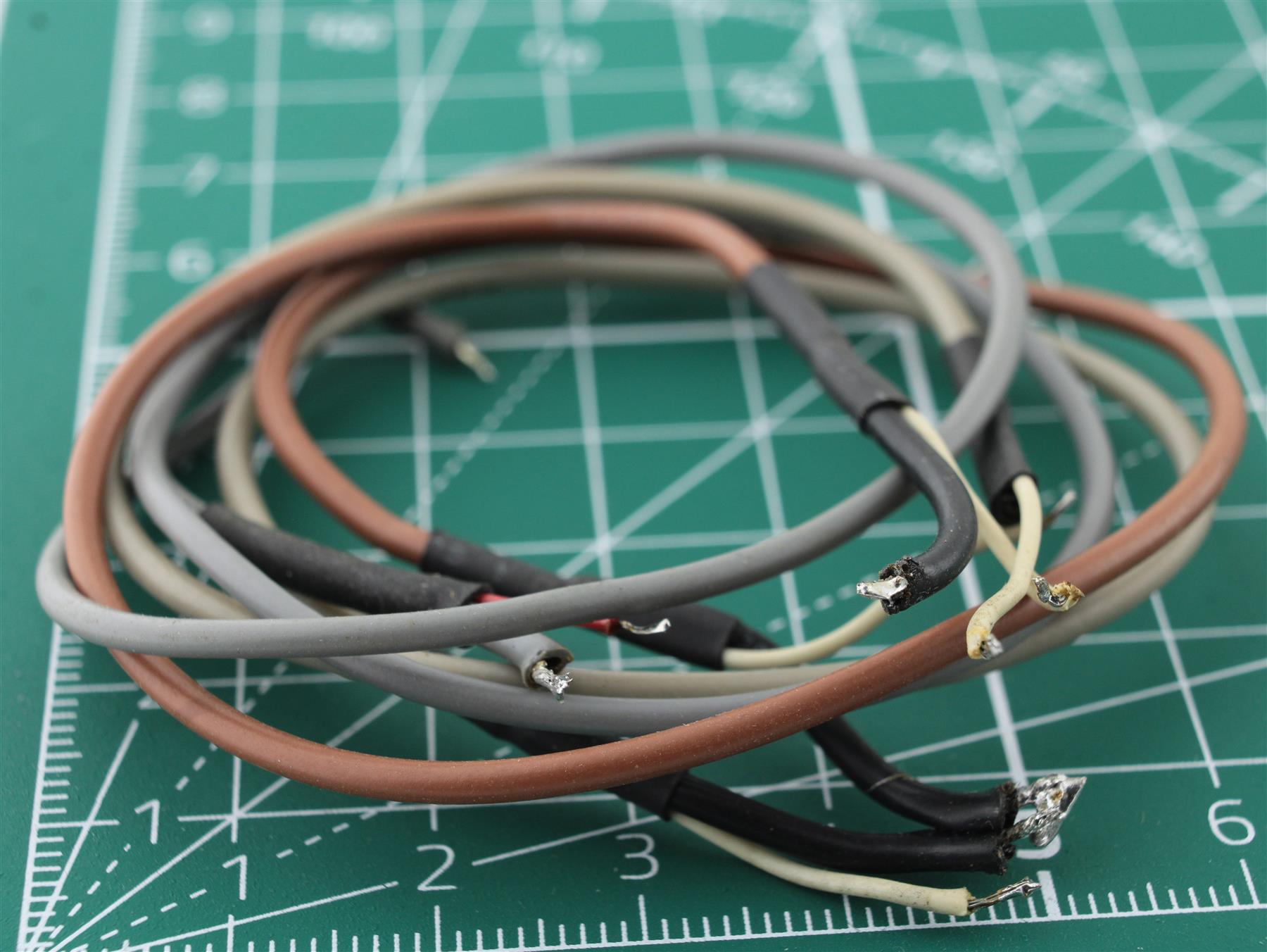 Cassette Deck Audio Head & Erase Head Cables 260 mm Replacement Lead Set