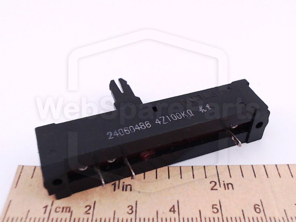 100K Sliding Potentiometer for Vintage Audio Equipment Repair