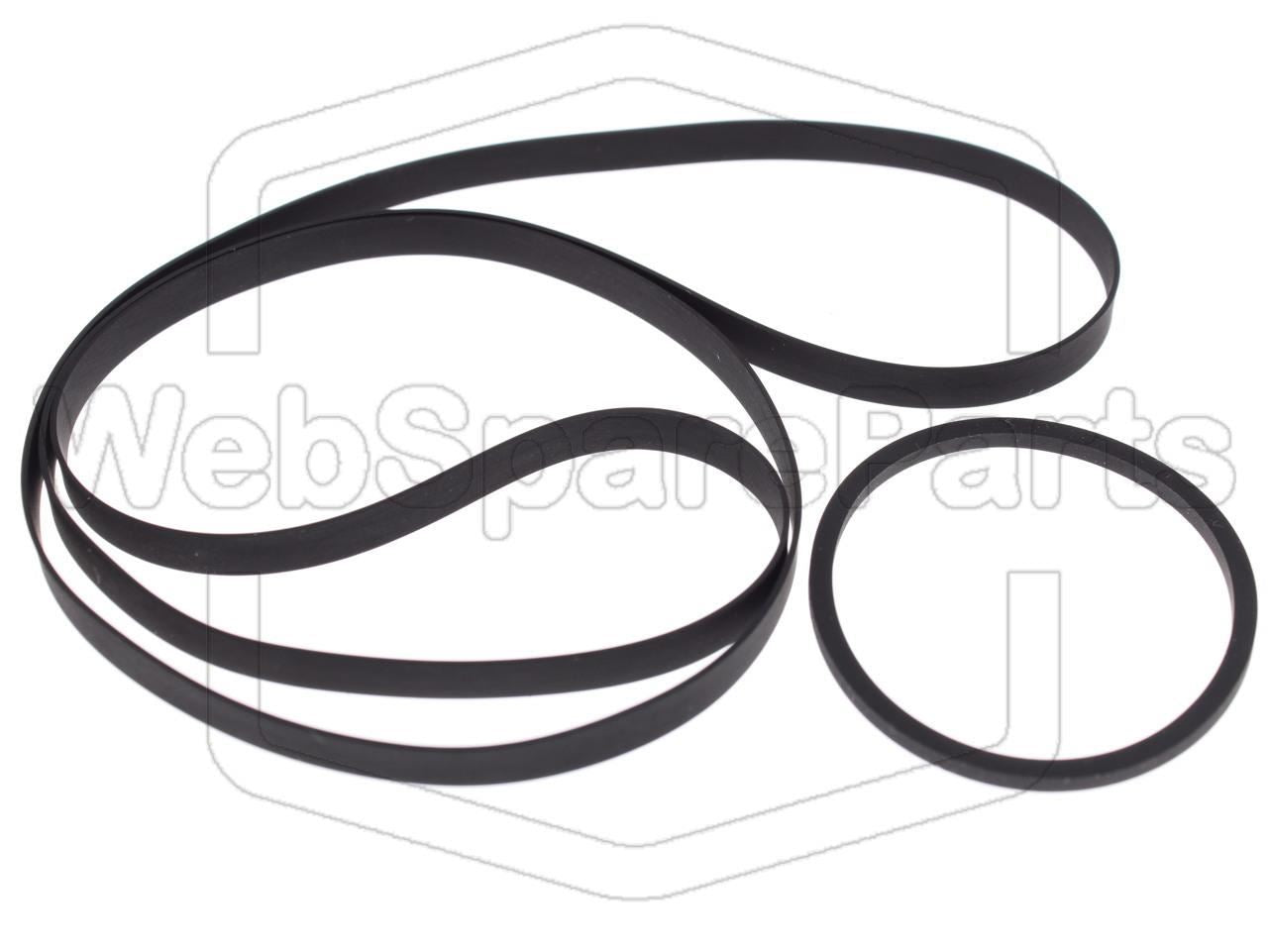 Belt Kit For Turntable Record Player Sharp RP-117H