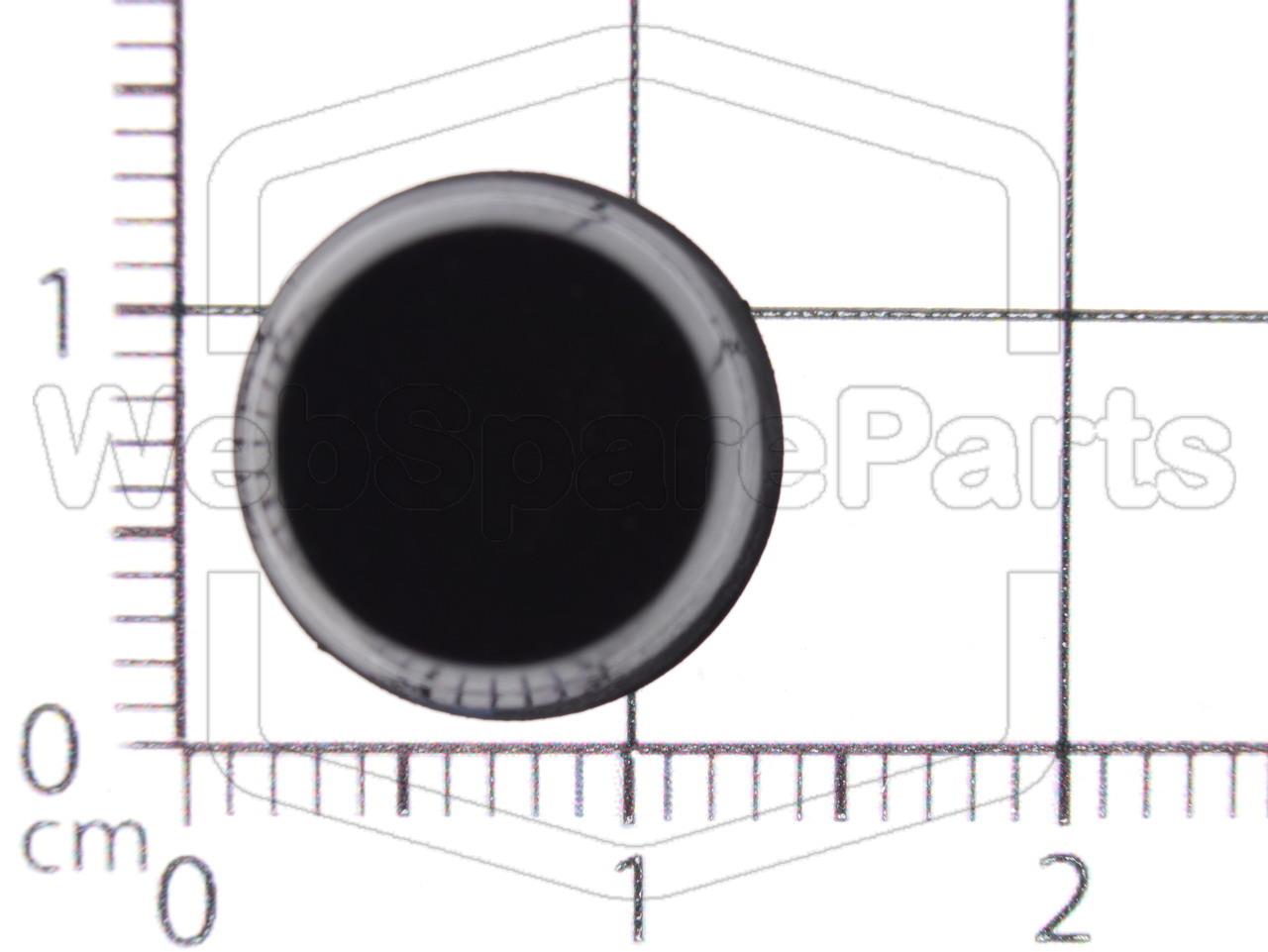 Round Rubber Foot Self-adhesive Ø12mm x Ø9.5mm x height 4mm