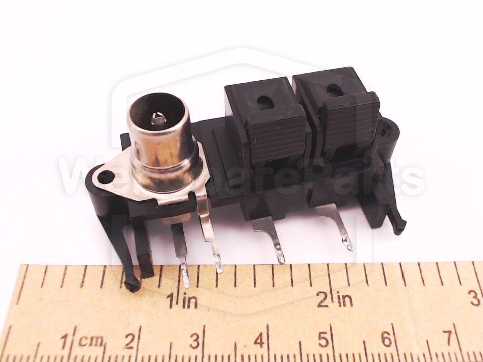 Sanyo TRC-1550 PCB Jack Connector for Vintage Audio Repair