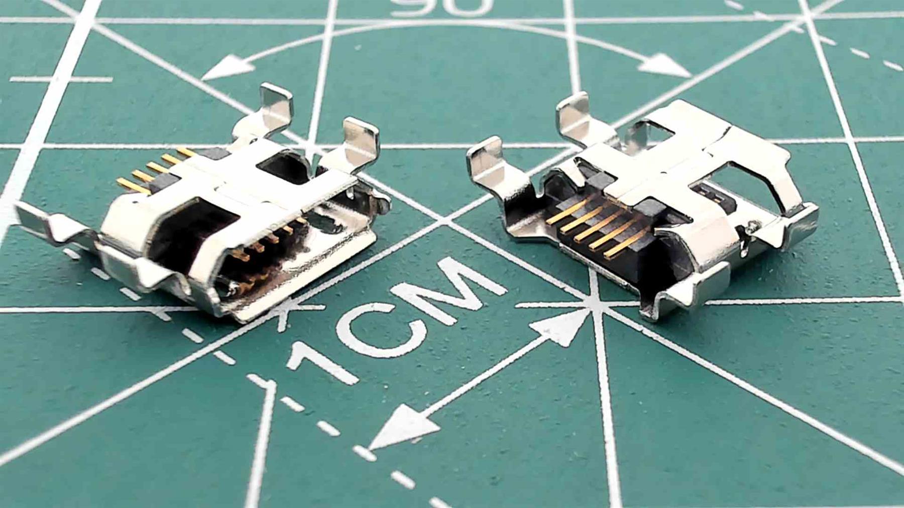 Micro USB Female Connector for PCB Soldering S7498