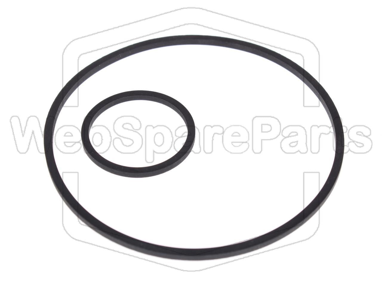 Belt Kit For Video Cassette Recorder Fisher FVH-P5000 N