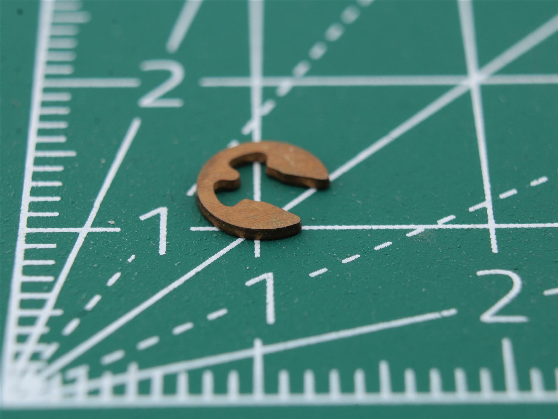 Circlip for Shaft 2.3mm Thick 0.6mm CU Retaining Ring for Vintage Audio Repair