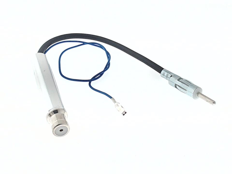 Car Radio Antenna Adapter with Phantom Power 150 Ohm DIN